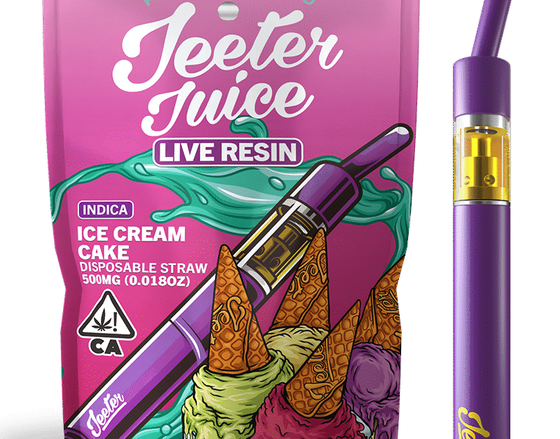 Jeeter juice Torta gelato in resina viva