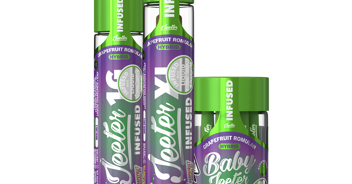 BABY JEETER POMPELMO ROMULAN INFUSED PREROLL BABY JEETER POMPELMO ROMULAN INFUSED PREROLL